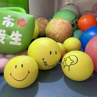 BOYI personnalisé sourire visage gonflable ballon décoration accrocher PVC sphère ballon