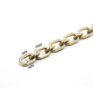 袋金属链装饰定制长度镀金黄铜链钱包 - Product Image 2