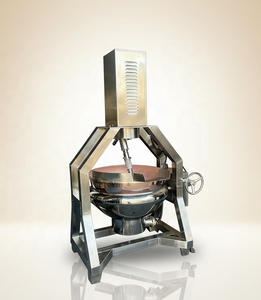 Olla de Cobre Inclinable de Nuevo Diseño | Olla Industrial de Cobre con Agitación Planetaria Antiadherente para Cocinar Halwa, <span class=keywords><strong>Dulces</strong></span> y Azúcar - Product Image 1