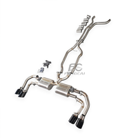 Edelstahl-Auspuffanlage mit Valvetronic-System und Schalldämpfer-Kit für Porsche Cayenne 958.1 4.8L V8 2011-2014 Leistungssteigerung