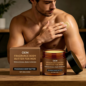 Beurre Corporel Parfumé <span class=keywords><strong>L</strong></span>éger Hydratant pour Hommes OEM, Huile Corporelle, Crème <span class=keywords><strong>de</strong></span> Soin, Lait Corporel, Parfums et Beurres pour Soins <span class=keywords><strong>de</strong></span> <span class=keywords><strong>la</strong></span> Peau en Marque Blanche - Product Image 2