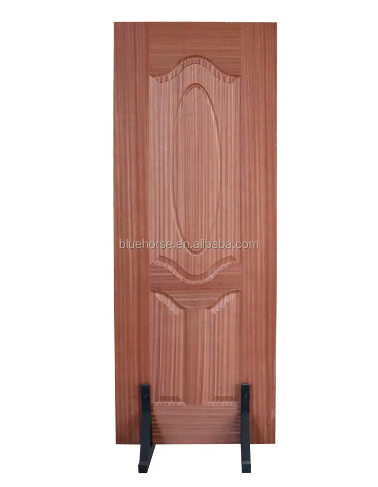 Cheap price modern home hotel bedroom hdf wooden door interior room melamine door skin