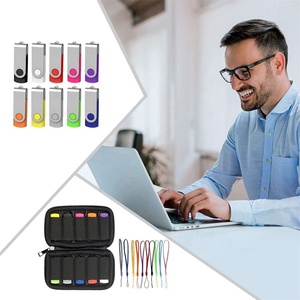 Customized Printing Logo Promotional Business Gift Sets <strong>a</strong> Class Swivel <strong>USB</strong> Flash Drives <strong>USB</strong> <strong>2.0</strong> and 3.0 128MB-128GB - Product Image 6