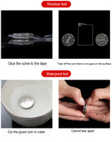 Cinta Adhesiva Transparente de Doble Cara Nano, Impermeable, para Colgar Cuadros, Pósters y Uso General