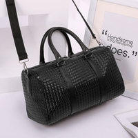 Sac de Voyage Cabas Imperméable en Cuir, Grand Sac Polochon Mixte pour Hommes et Femmes, Sac de Week-End