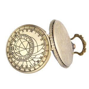 بيع بالجملة البرونزية العتيقة steampank الفلكيه مع سلسلة والأرقام العربية - Product Image 4