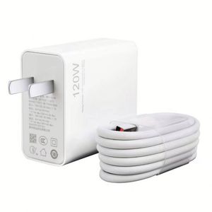 Factory Price 120w Fast Power <b>Adapter</b> Wall Charger with 6A Cable Superfast Charger 120W Cell Phone Charger - Product Image 1