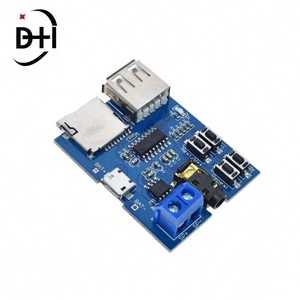 โมดูลถอดรหัสเสียงแบบ TF การ์ด, ยูเอสบี, รองรับไฟล์ MP3 พร้อมแอมพลิฟายเออร์ในตัว - Product Image 4