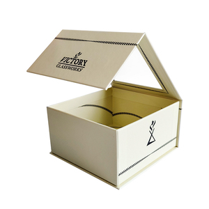 Cao Cấp Từ Cuốn Sách Hình Dạng Bao Bì Cứng Nhắc Lật Top <span class=keywords><strong>Box</strong></span> Với Cửa Sổ PVC Miễn Phí Mẫu Tùy Chỉnh Logo Cho Trang Phục Giày Dép Hộp Quà Tặng - Product Image 2