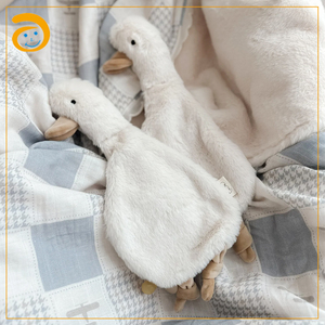 Couverture Douce en Coton Tendance, Vente Flash, avec Lapin, Ours, Canard, Oie, Poupée de Dentition et Couverture de Sécurité pour Bébé, Ensemble Cadeau pour Nouveau-né - Product Image 5