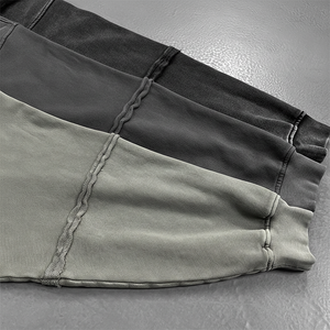 เสื้อฮู้ดผ้าฝ้ายแบบมีฮู้ดซักด้วยกรดเสื้อสเวตเชิ้ตใช้ได้ทั้งชายและหญิงทันสมัยและสวมใส่สบาย - Product Image 1