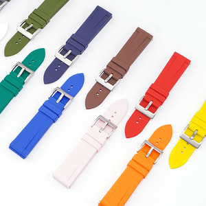 Cinturini Sportivi in Silicone per Smartwatch con Sgancio Rapido, 20mm 22mm 24mm, Compatibili con Huawei <span class=keywords><strong>GT2</strong></span> <span class=keywords><strong>Pro</strong></span> - Product Image 2