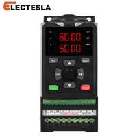 Convertisseur de fréquence haute performance VFD, entrée 220V, sortie 380V, triphasé, 0,75 kW, 1,5 kW, variateur de fréquence VFD
