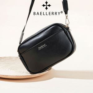 กระเป๋าสะพายข้างผู้หญิงแบรนด์ Baelerry สีดำ ปิดด้วยซิป ทรงสี่เหลี่ยมแนวนอน ทนทาน ใช้ได้ทุกวัน - Product Image 1