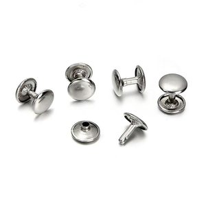 Rivets à double capuchon en acier inoxydable Autonomy 10 mm, durables pour sacs et sangles en cuir - Product Image 4