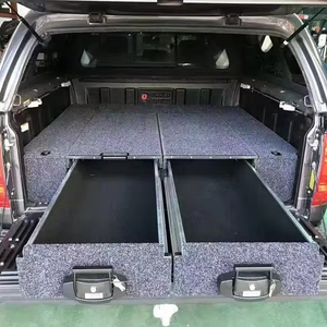 Tùy chỉnh xe bán tải trượt ra lưu trữ SUV hộp đen 4WD xe phía sau không thấm nước UTE ngăn kéo Ford F150 hệ thống ngăn kéo phía sau - Product Image 1