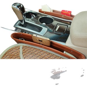 Leather Car <b>Gap</b> Storage Box 1L Waterproof Single Compartment For Seat <b>Gaps</b> Organizers - Product Image 2