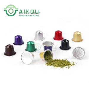Cápsula de café con tapa impresa, papel de aluminio de sellado térmico desechable, cápsula de café vacía, Infusor de taza de té - Product Image 2