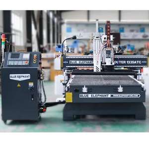 Portable Wood Milling <b>Machine</b> Cutting <b>Machine</b> Door <b>Making</b> Woodworking Cnc Router Atc 1325 with Germany EOT-3 in Romania RO - Product Image 2