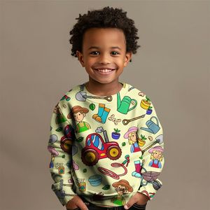 Suéter de punto de granjero Cute <span class=keywords><strong>Icon</strong></span> Farm Garden, jersey de poliéster de algodón personalizado, jersey de cuello redondo holgado para uso diario - Product Image 6