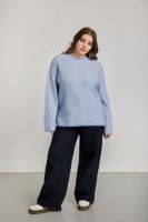 Pull en maille côtelée verticale grande taille, col rond, manches raglan, manches longues, pour le quotidien, la maison, les voyages, ou comme couche de base