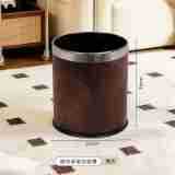 Trash can (black walnut wood)
