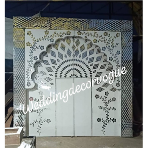 Elegante Soporte de Pared para Velas, Fondo de Escenario para Bodas, Decoración para Recepciones de Compromiso y Configuración de Fotografía - Product Image 5