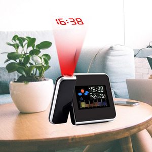 Đồng Hồ Báo Thức Chiếu <span class=keywords><strong>LCD</strong></span> Trần Kỹ Thuật Số - Product Image 1