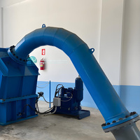 Generator listrik turbin air Horizontal, ramah lingkungan energi terbarukan 150kW-500kW hidroelektrik Harga kompetitif