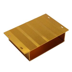 EBM Mounted Extrusion Aluminum Heat Sink <b>Enclosure</b> IP54 Rated Customized Split Electronic Metal Junction Box Powder Coated - Product Image 2