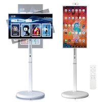 Android 13 27 Inci 4K 120Hz LED TV Pintar Portabel dengan Layar Sentuh Desain Ultra Tipis Nirkabel