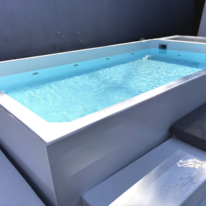 <span class=keywords><strong>Mini</strong></span> piscine jacuzzi moderne de petite taille, surélevée, en fibre de verre, pour bain à remous et piscine à eau chaude pour la maison - Product Image 6