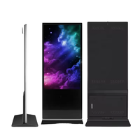 Pantalla de Video Android de 55 a 98 Pulgadas, Tótem Vertical Interior, Quiosco de Pantalla Táctil Independiente, Publicidad Digital para Tiendas