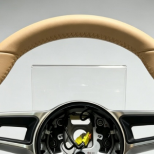 Volante de Cuero Beige para <span class=keywords><strong>Porsche</strong></span> Panamera Cayenne Macan Cayman Boxster Taycan 918 <span class=keywords><strong>911</strong></span> 981 718 958 Venta Directa de Fábrica - Product Image 2