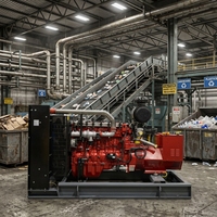 200KW 250KW 350KW Yuchai Biogas Erdgas Generatorset Geräuscharm Regenfest Offener Typ Einfache Wartung Direktverkauf ab Werk