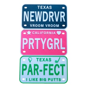 Placas de Matrícula Personalizadas: Placas de Matrícula de Plástico Ecológicas para Coches Eléctricos Infantiles y Minimotos en Varios Estados de EE. UU. - Product Image 2