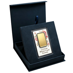 Caja de regalo de barra de oro Credit <span class=keywords><strong>Suisse</strong></span> de gama alta de 1 oz, cierre magnético, tarjeta de blíster de Metal precioso de menta, bonitas cajas de cartón - Product Image 1