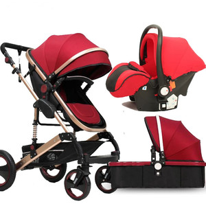<span class=keywords><strong>Passeggino</strong></span> di lusso 3-in-1 Kinderwagen Premium per neonato neonato con Comfort e versatilità - Product Image 5