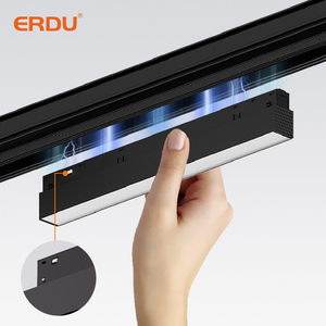 Système d'éclairage linéaire sur <span class=keywords><strong>rail</strong></span> en aluminium ERDU, design moderne, LED COB intelligente 48V, plafonnier avec <span class=keywords><strong>rail</strong></span> magnétique et piste magnétique - Product Image 6