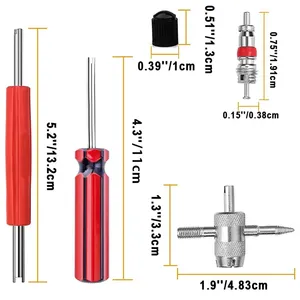 Outil de réparation de valve 33 pièces extracteur de noyau de valve outil de noyau de valve 4 voies avec emballage personnalisé - Product Image 2