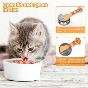 Penjualan laris tutup silikon berbentuk kaki hewan peliharaan portabel praktis perlengkapan kaleng untuk anjing penggunaan otomatis dalam ruangan - Product Image 5