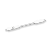 Échantillon gratuit MINI porte-clés court 60W 3A 2in1 charge rapide Mini câble OTG Compatible pour iPhone aimant type-c à type-c câble