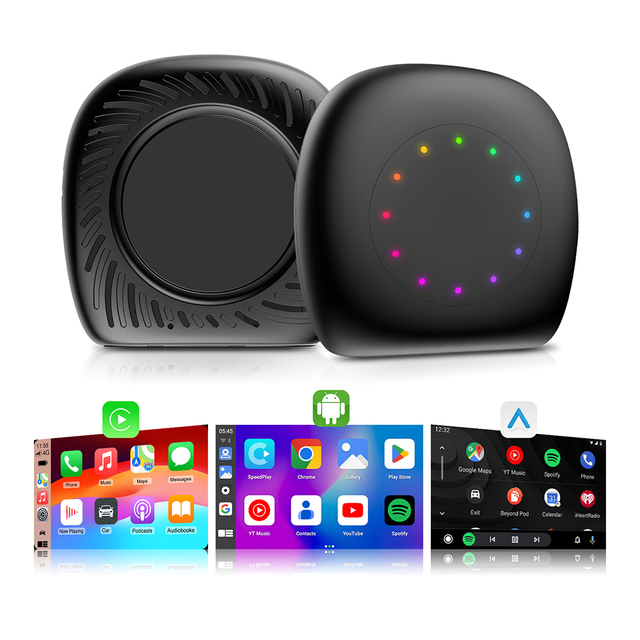Rhythm Carplay Ai Box Android 13 Qualcomm 6115 8gb 128gb Wireless Android Auto Split Screen 4g LTE