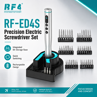 Ensemble de tournevis électrique RF-ED4S RF4, 4 vitesses réglables, sans fil, 42 embouts en acier S2, charge rapide Type-C, réparation de téléphone 2 en 1