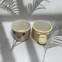 Nouveauté Pot de fleurs en céramique en porcelaine mignon Canard jaune Ours brun Design personnalisable Taille Couleur Maison Jardin Extérieur/Intérieur