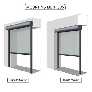 Mais recente <span class=keywords><strong>Design</strong></span> Manual & Motorized Zipper Screen Roller Blinds com Controle Remoto Impermeável Windproof Ziptrack Outdoor Blinds - Product Image 5