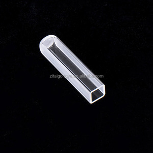 Großhandel Quarz Küvette Tasse in abgerundeten Ecke Glas Durchfluss zellen Chemie Analysator Zusammensetzung SiO2 - Product Image 3