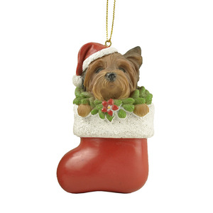 Penjualan Laris Hiasan Rumah Liburan Stocking Natal Pohon Gantung Shin Tzu Anjing Di X'mas Siap Kirim - Product Image 1