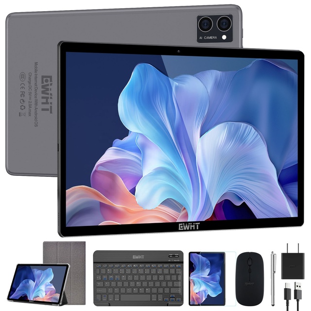 Factory Direct Sale G16 Tablet 10.1 Inch HD 4G Dual Sim Business Android Touch Tablet PC Portable Laptop with Keyboard Mouse