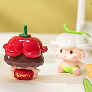 Yu Mo Mr Bean Baby Eating Fruit Blind <b>Box</b> Cute Collectible Toy Doll <b>Gift</b> For Kids 2 4 Years Unisex - Product Image 4